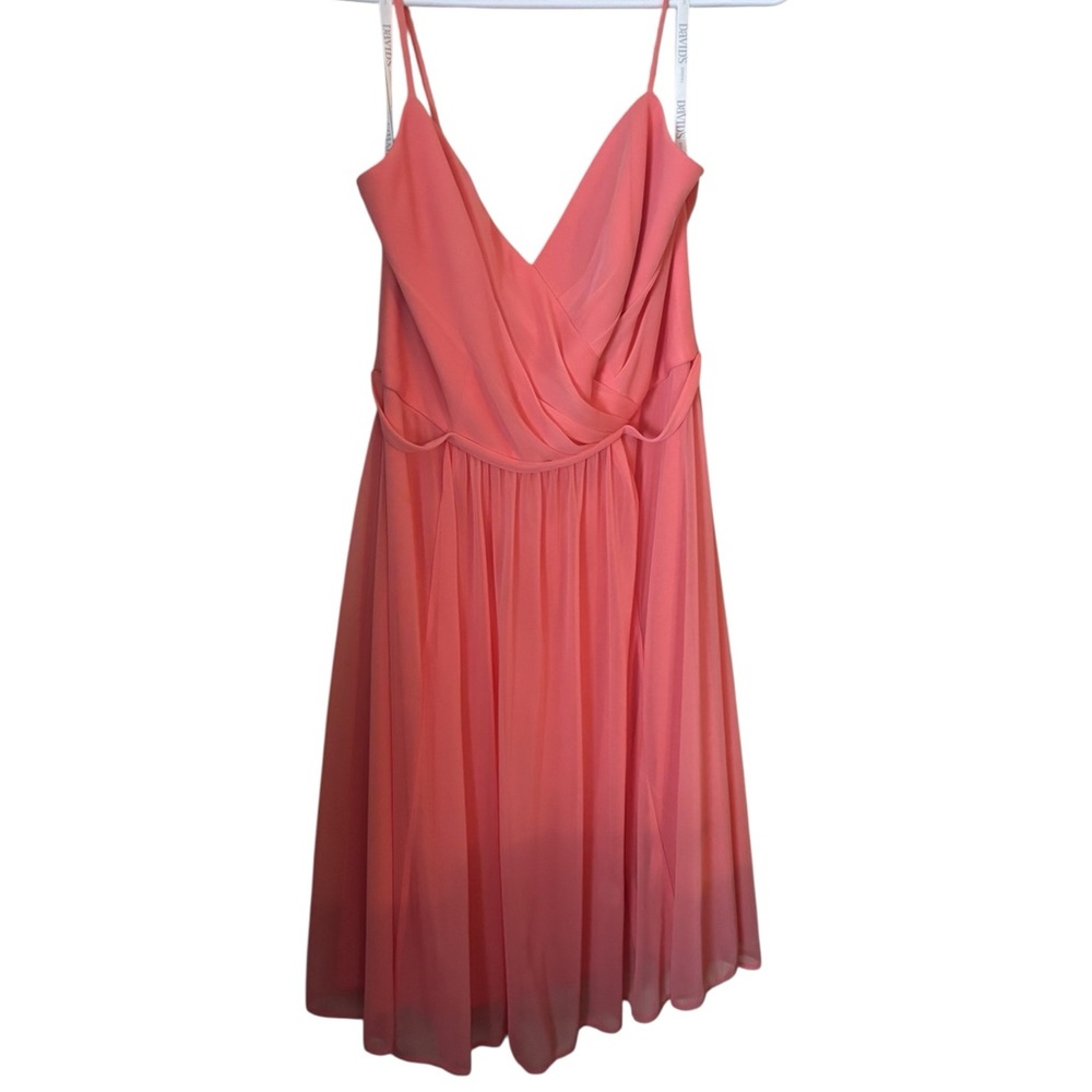Coral Bridesmaids Dress or Homecoming/Prom Dress - Picture 5 of 6